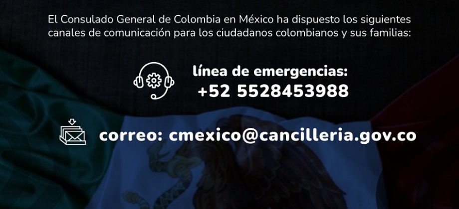 ESTOS SON LOS CANALES DE COMUNICACIÓN DE EMERGENCIA PARA LOS COLOMBIANOS AFECTADOS POR EL HURACAN OTIS