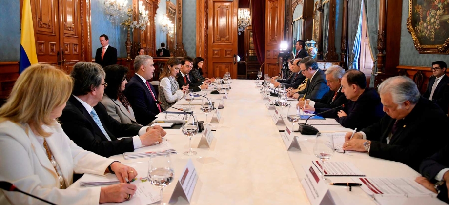 Colombia y México activarán gabinete binacional para reafirmar la relación de hermandad entre los dos países, anunció el Presidente Iván Duque