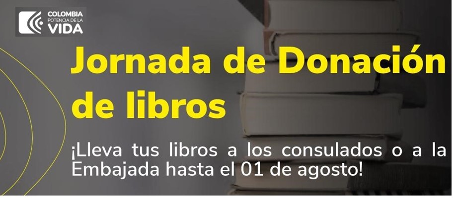 Lleva tus libros para donar a los connacionales privados de libertad en México