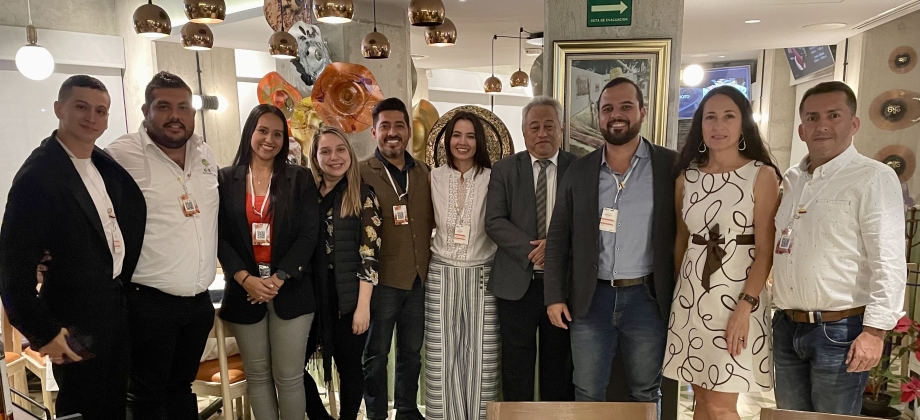 Embajada de Colombia en México recibe visita de Misión Empresarial de Santander
