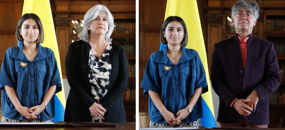 Canciller Laura Sarabia posesionó a los nuevos embajadores de Colombia ante México y Dinamarca