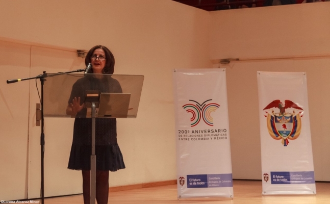 Ángela Ospina de Nicholls, Embajadora de Colombia en México  Créditos: Lorena Alcarez Minor - CENART
