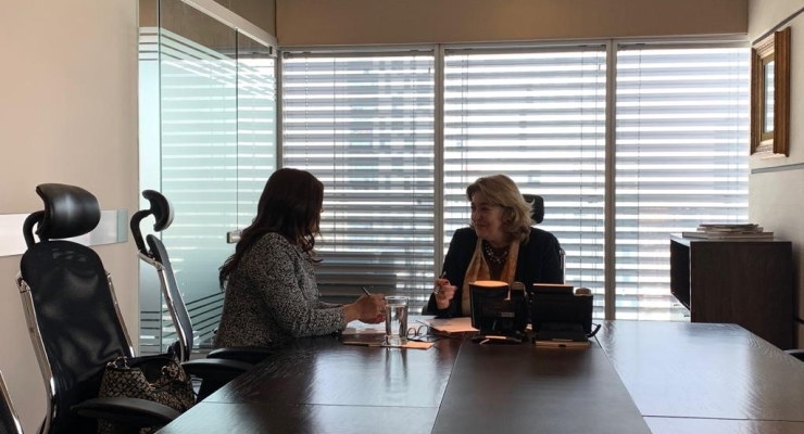 Embajadora Patricia Cárdenas se reunió con la Diputada Carmen Julia Prudencio, Presidenta del Grupo de Amistad México - Colombia de la Cámara de Diputados