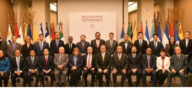 Embajadora Patricia Cárdenas participó en el V Encuentro del Canciller Marcelo Ebrard con los embajadores de América Latina y el Caribe acreditados en México
